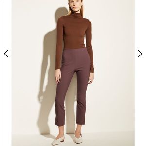 NWT Vince Split Hem Crop Flare Pants New Fig L